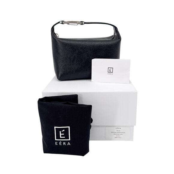 EERA Metallic Moon Bag in Laminated Black - Picture 3 of 13